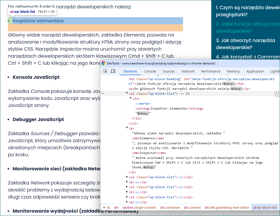 Testowanie dostępności stron internetowych